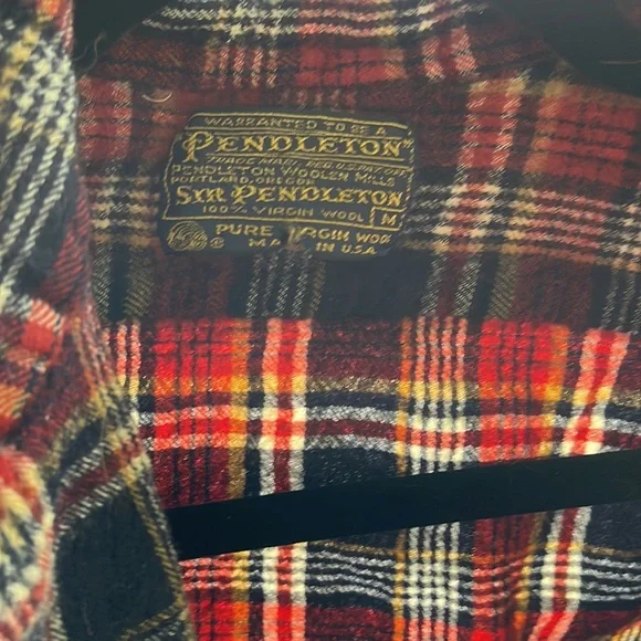 Vintage Pendleton wool flannel - Picture 3 of 4